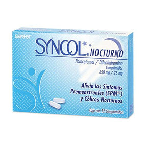 Syncol Nocturno Con 12 Comprimidos