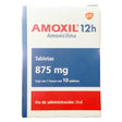 Amoxil 12H 875 Mg Con 10 Tabletas