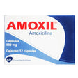 Amoxil 500 Mg Con 12 Capsulas