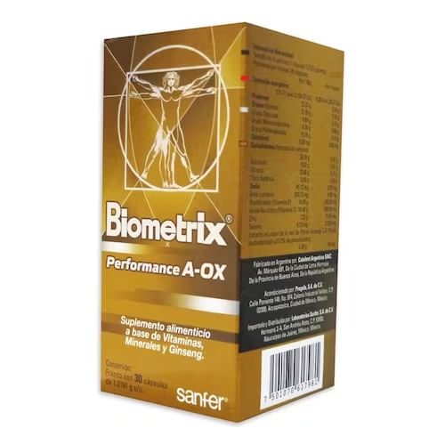 Biometrix Perf A-Ox Alim Con 30 Capsulas Sanfer