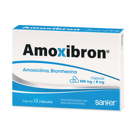 Amoxibron 500 Mg Con 12 Capsulas