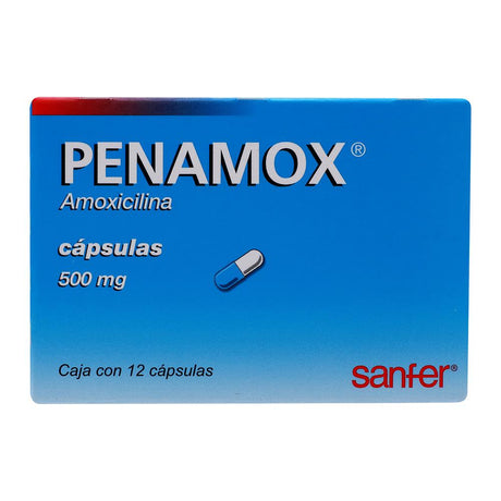 Penamox 500 Mg Con 12 Capsulas