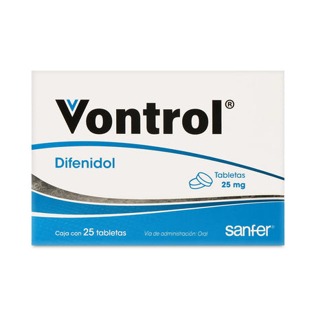 Vontrol 25 Mg Con 25 Tabletas