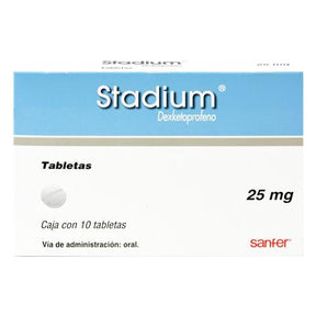 Stadium 25 Mg Con 10 Tabletas