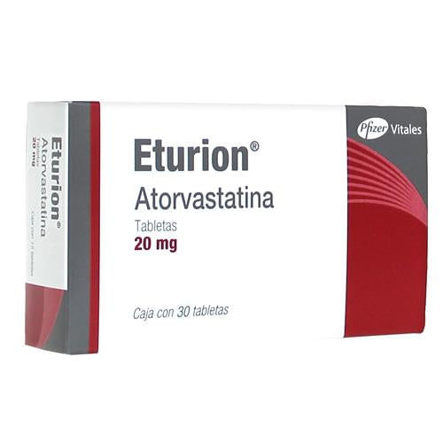 Eturion 20 Mg Con 30 Tabletas