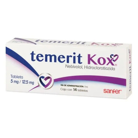 Temerit Kox 5 / 12.5 Mg Con 14 Tabletas