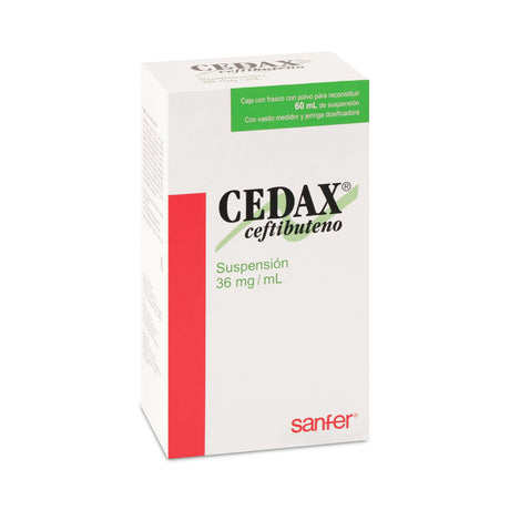 Cedax 36 Mg / Ml Suspension Frasco Polvo 60 Ml