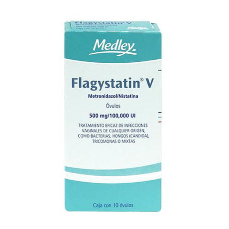 Flagystatin V 500 Mg 10 Ovulos