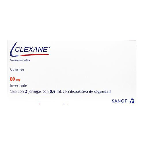Clexane 60 Mg Inyectable Con 2 Jgs