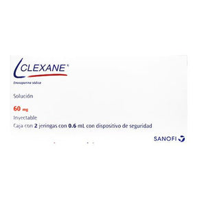 Clexane 60 Mg Inyectable Con 2 Jgs