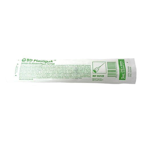 Jeringa Bd Plastipak 21X32 3.0 Ml Verde