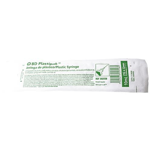 Jeringa Bd Plastipak 21X32 10.0 Ml Verde