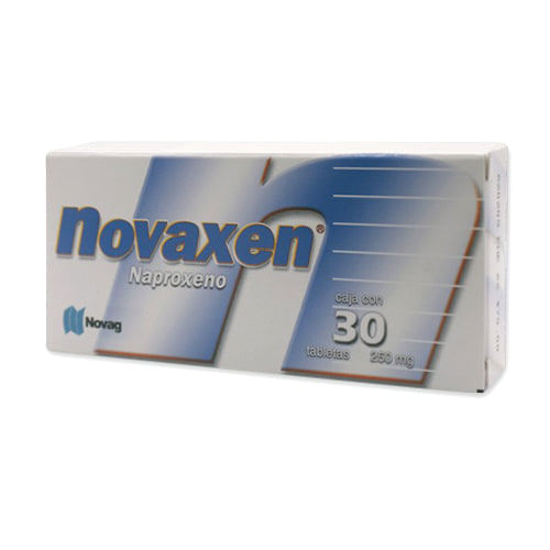 Naproxeno Novaxen 250 Mg Con 30 Tabletas