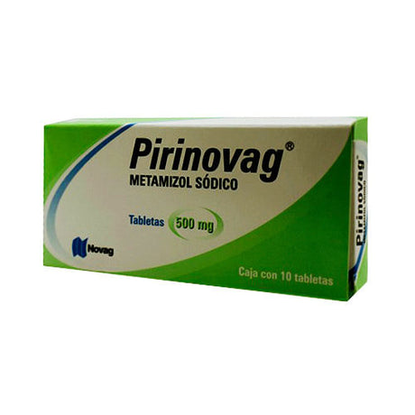 Metamizol Sodico Pirivovag 500 Mg Con 10 Tabletas Novag