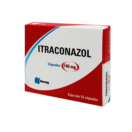 Itraconazol Generico 100 Mg Con 15 Capsulas Novag