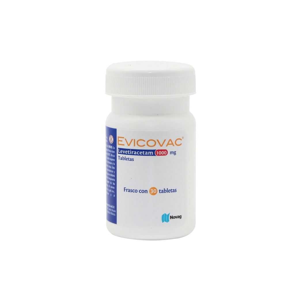 Levetiracetam Evicovac 1000 Mg Con 30 Tabletas
