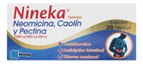 Neomicina Caolin Pectina Nineka 129 / 280 / 30 Mg Con 20 Tabletas