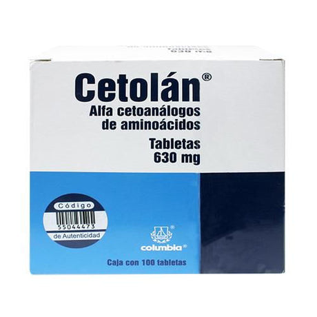 Cetolan 630 Mg Con 100 Grageas