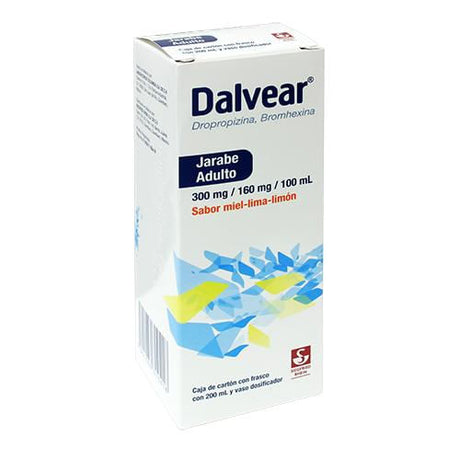 Dalvear Ad Miel 300 / 160 Mg Jarabe 200 Ml