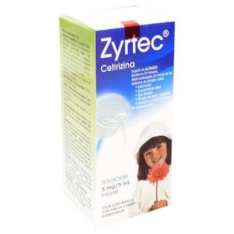 Zyrtec Solución Inf 100 Ml