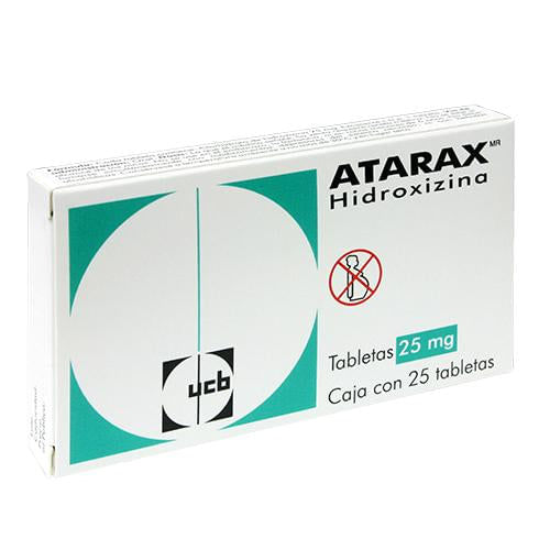 Atarax 25 Mg Con 25 Grageas