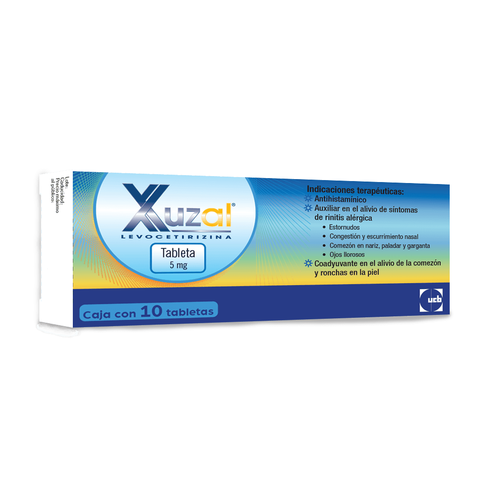 Xuzal 5 Mg Con 10 Tabletas