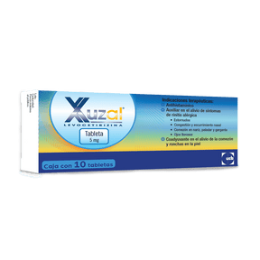 Xuzal 5 Mg Con 10 Tabletas