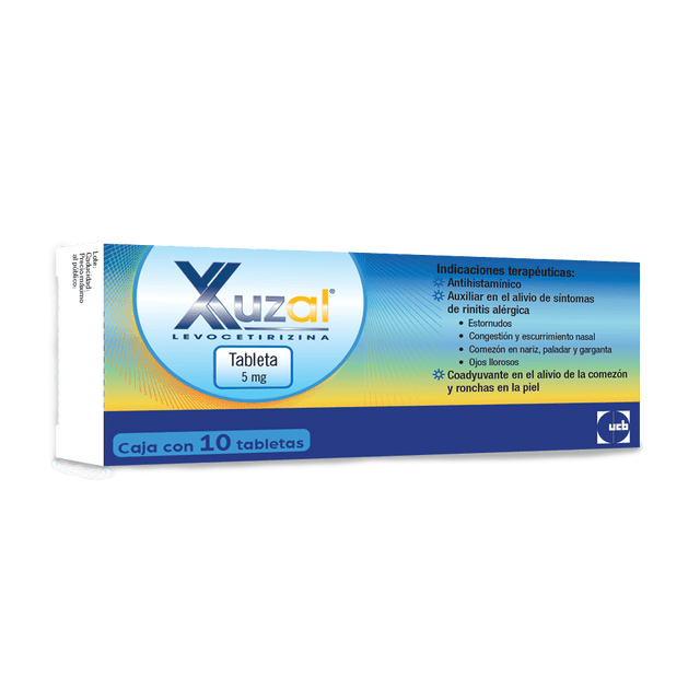 Xuzal 5 Mg Con 10 Tabletas