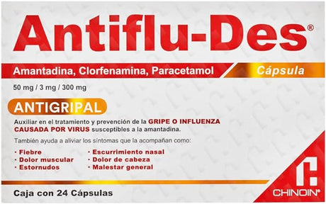 Antiflu-Des Con 24 Capsulas