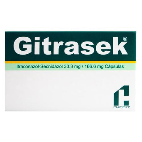 Gitrasek 33.3 / 166.6 Mg Con 12 Capsulas