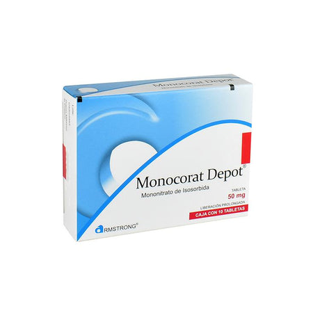 Monocorat Depot 50 Mg Con 10 Tabletas