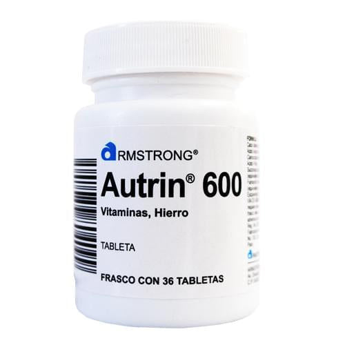 Autrin 600 Mg Con 36 Capsulas