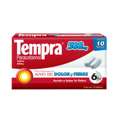 Tempra 500 Mg Con 10 Tabletas