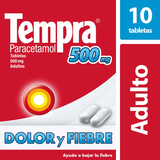 Tempra 500 Mg Con 10 Tabletas