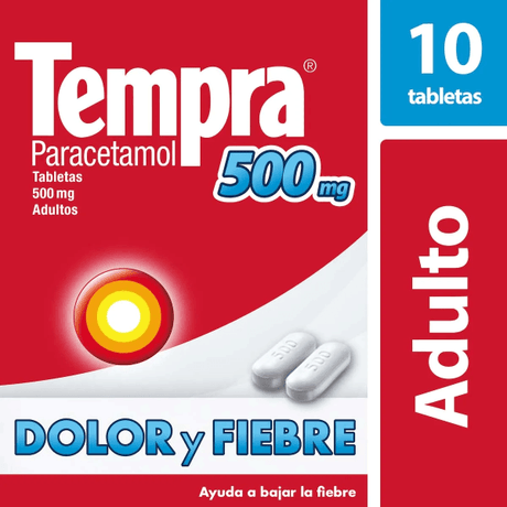 Tempra 500 Mg Con 10 Tabletas