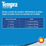 Tempra 80 Mg Tabletas Mast Con 30 Uva