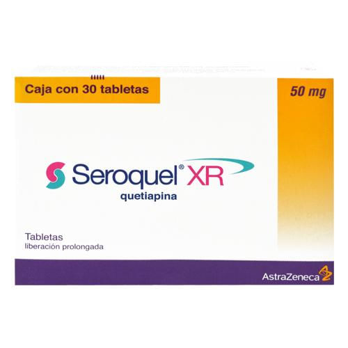 Seroquel Xr 50 Mg Con 30 Tabletas