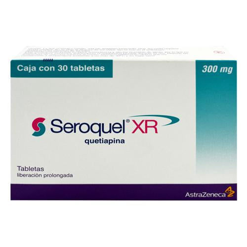 Seroquel Xr 300 Mg Con 30 Tabletas