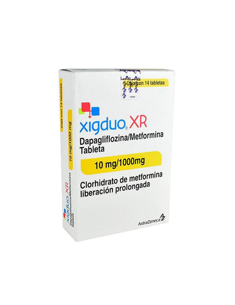Xigduo Xr 10 / 1000 Mg Con 14 Tabletas