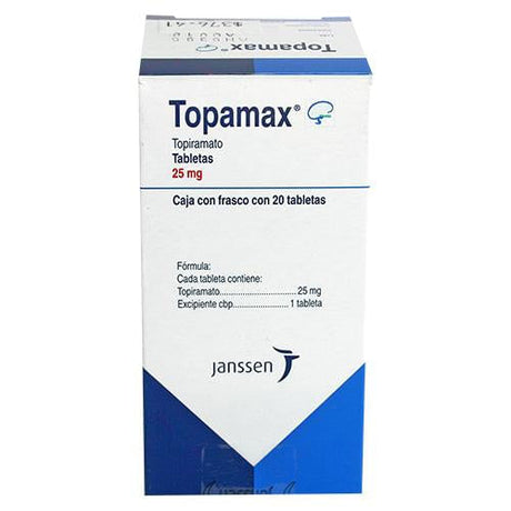 Topamax 25 Mg Con 20 Tabletas