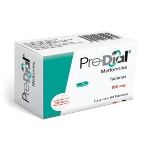 Predial 850 Mg Con 60 Tabletas