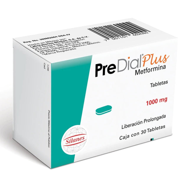 Predial Plus Lp 1000 Mg Con 30 Tabletas