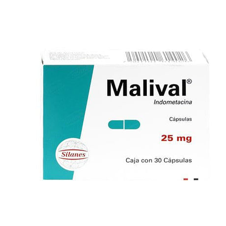 Malival 25 Mg Con 30 Capsulas