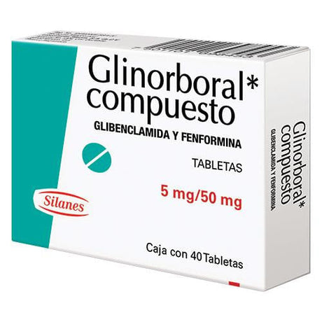 Glinorboral Comp Con 40 Tabletas