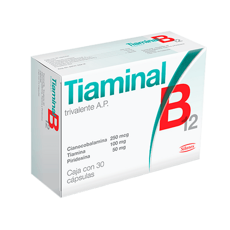 Tiaminal B-12 Triv-Ap Con 30 Capsulas