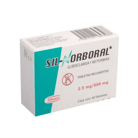 Sil-Norboral 2.5 / 500 Mg Tab / 40