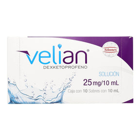 Velian 25 Mg Solución Sobres 10X10 Ml