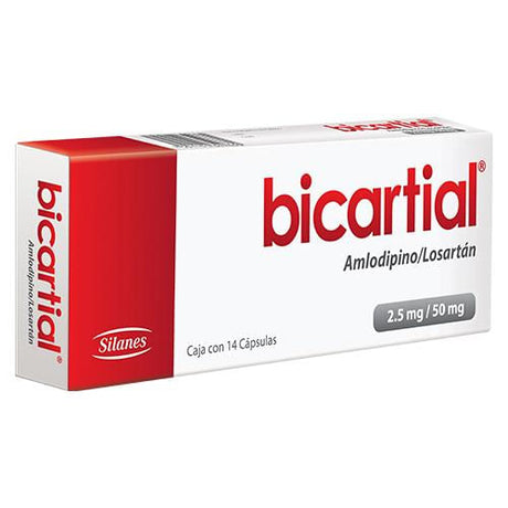 Bicartial 2.5 / 50 Mg Con 14 Capsulas