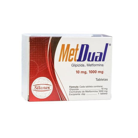 Metdual 10 / 1000 Mg Con 30 Tabletas