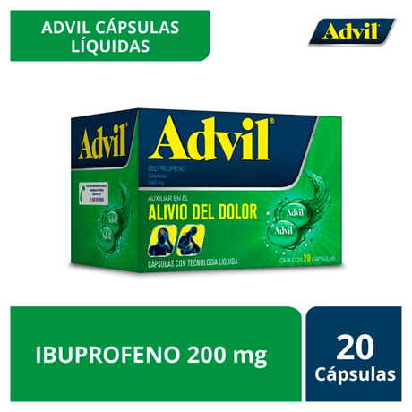 Advil Fastgel 200 Mg Con 20 Capsulas